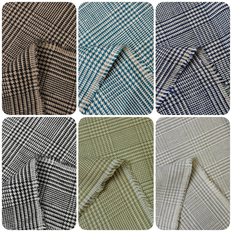 Linen Houndstooth Checker Swatch