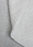Pure Linen Crinkled Gauze Ivory