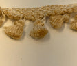 Cream Beige Trim Fabric - Cream Beige, Trim, By The Yard (1 Yard)
