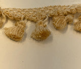 Cream Beige Trim Fabric - Cream Beige, Trim, By The Yard (1 Yard)