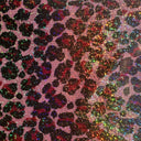 Poly Spandex Leopard Hologram Fabric 60"