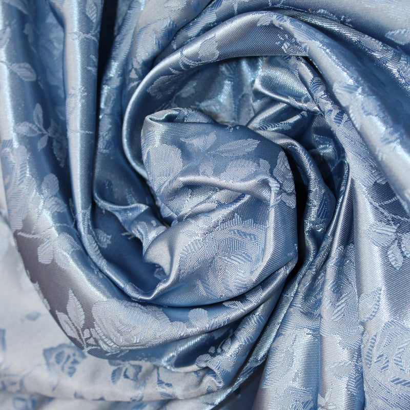 Coppen/Perri Polyester Fabric - Jacquard Satin, Reversible, 58"-60" Width (1 Yard)