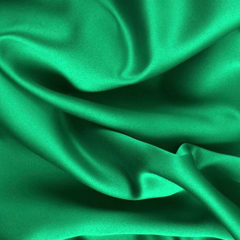 Kelly Green Satin