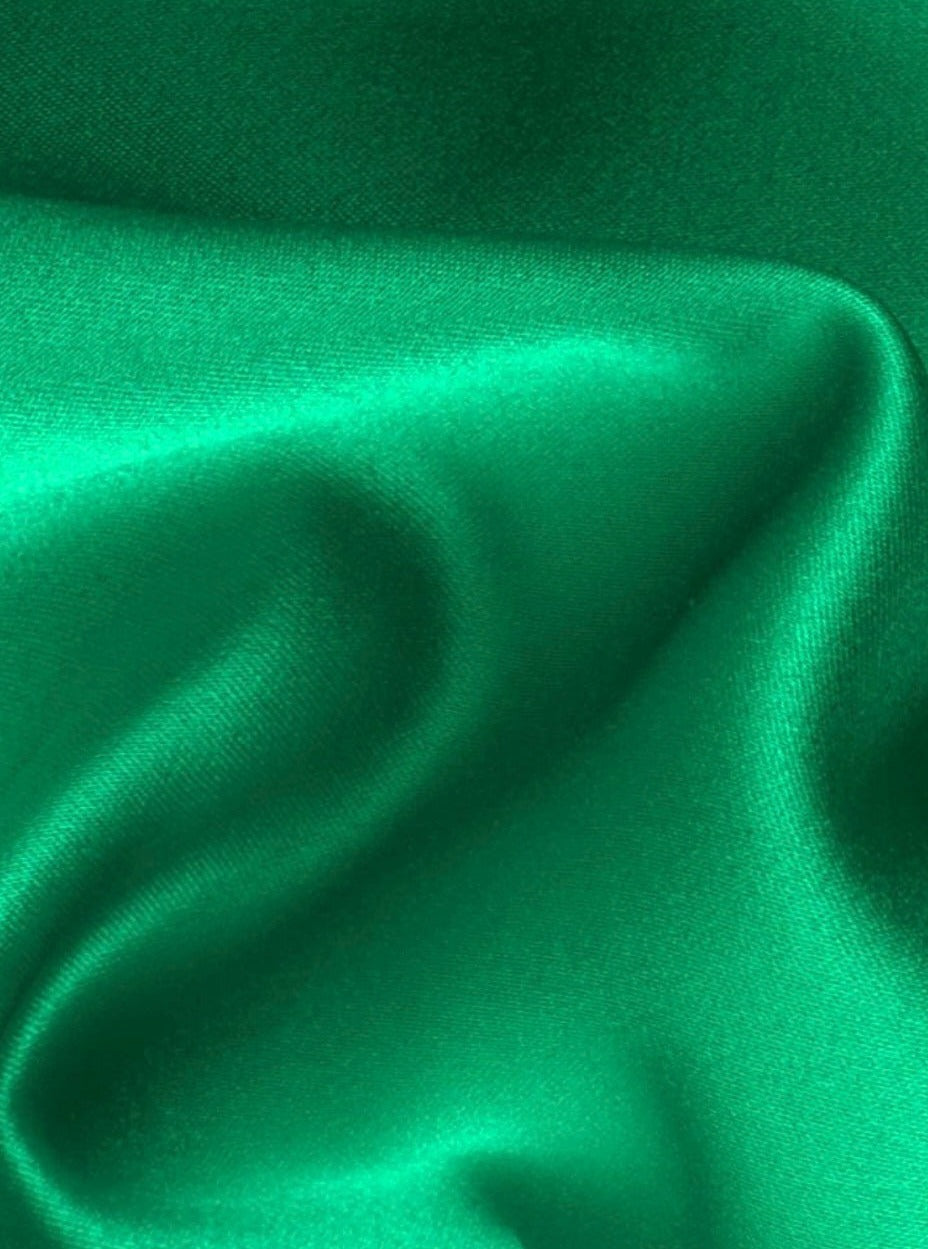 Kelly Green Satin