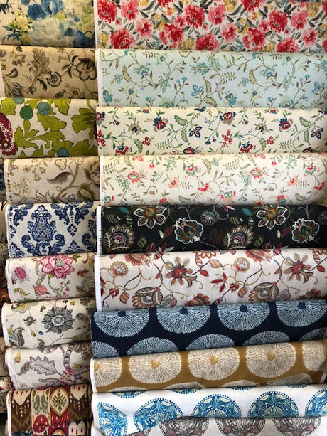 Mystery Box Outdoor Print Fabric - Assorted Designer Prints, 24" To 40" Cuts (5 Single Yards)