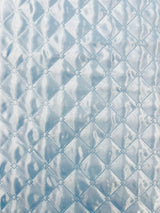 Quilted Satin Fabric - Diamond Pattern, 58" Width, 16 Oz Per Yard (1 Yard)