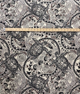 Cotton Tiki Turtle Print Fabric
