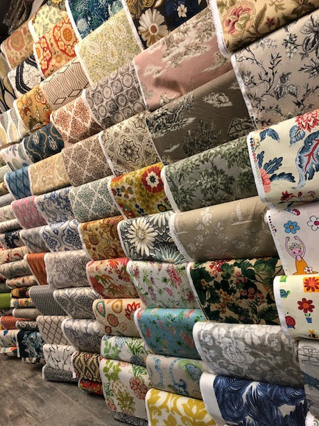 Mystery Box 10 Single Yard Designer Cotton Print Fabric - Assorted Designer Prints, 30" To 40" Cuts (10 Yards)