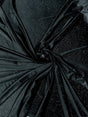 Black Shimmery Stretch Velvet