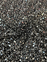 Silver Beaded Sequin Pearl Mesh Lace