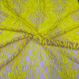 Stretch Sequins Fabric Lioness Mesh Backed