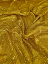 Stretch Gold Iridescent Sequin Mesh