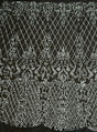 Stretch Sequin Lace on Black Mesh
