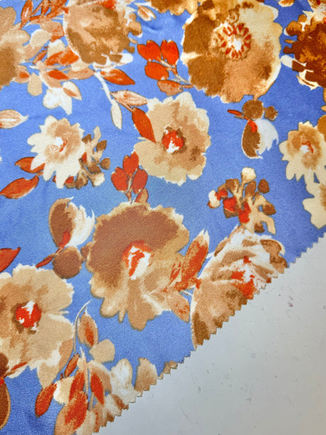 Printed Stretch Satin