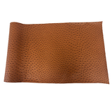 Saratoga Ostrich Faux Leather Vinyl Fabric - Ostrich Embossed Texture, 54" Width (1 Yard)