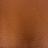 Faux Leather Vinyl Fabric Saratoga Ostrich Texture