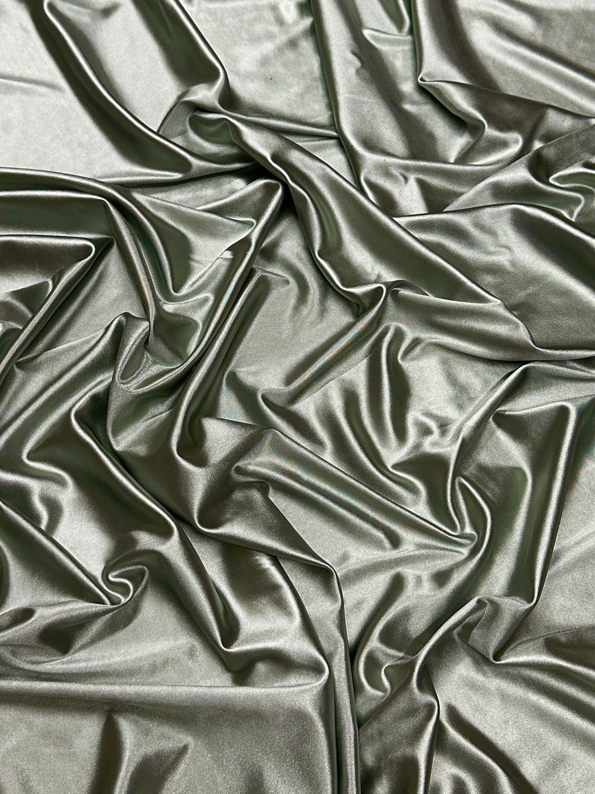 Shiny Nylon Spandex Sage Green