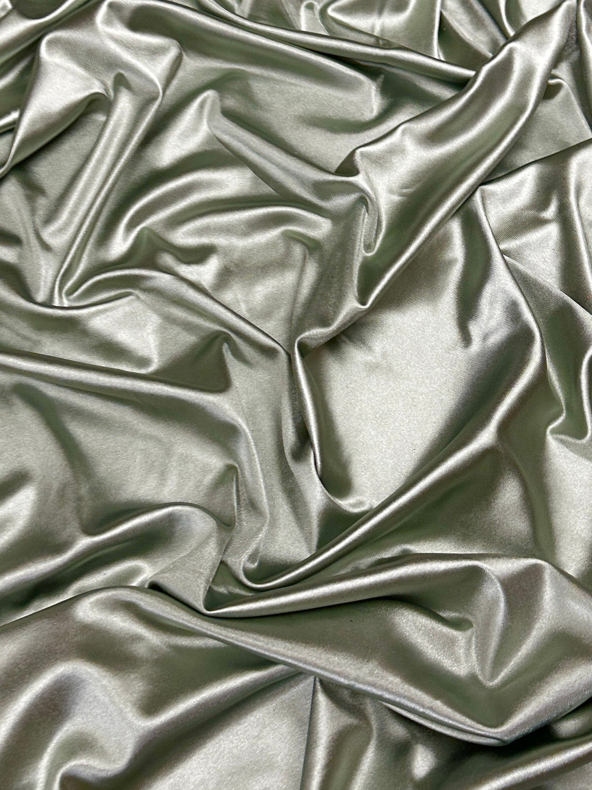 Shiny Nylon Spandex Sage Green