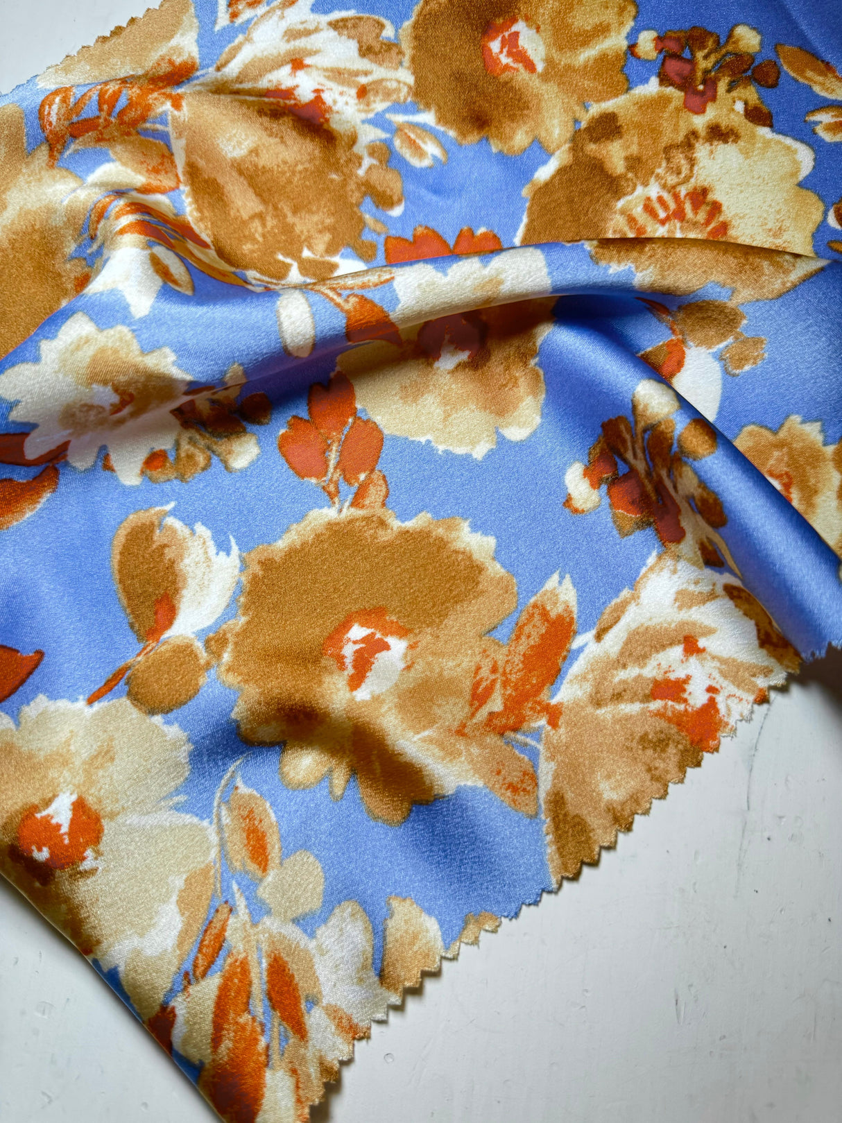 Printed Stretch Satin
