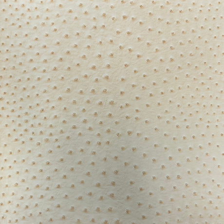 Faux Leather Vinyl Fabric Saratoga Ostrich Texture