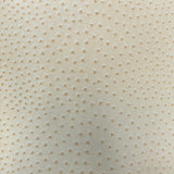 Saratoga Ostrich Faux Leather Vinyl Fabric - Ostrich Embossed Texture, 54" Width (1 Yard)