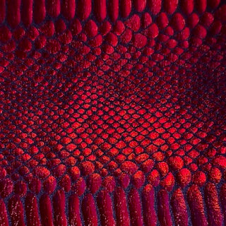 Nylon Spandex Fever Snake Foil Fabric 60"