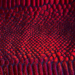 Nylon Spandex Fever Snake Foil Fabric 60"