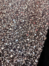Beaded Sequin Pearl Mesh Lace Powder Pink