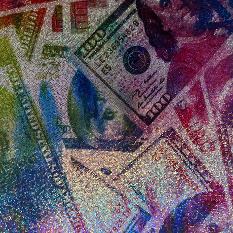 Hologram Stretch Polyester Spandex Fabric