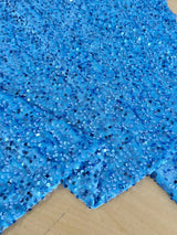 Baby Blue Stretch Sequin Velvet