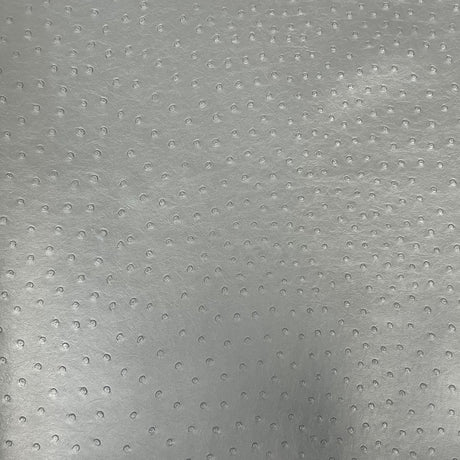 Saratoga Ostrich Faux Leather Vinyl Fabric - Ostrich Embossed Texture, 54" Width (1 Yard)
