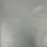 Faux Leather Vinyl Fabric Saratoga Ostrich Texture