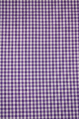 1/8 Purple Gingham Checkered Poly Cotton Fabric - Purple Gingham Checkered, 58/59" Width (1 Yard)