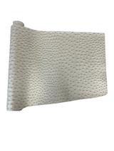 Saratoga Ostrich Faux Leather Vinyl Fabric - Ostrich Embossed Texture, 54" Width (1 Yard)