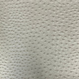 Saratoga Ostrich Faux Leather Vinyl Fabric - Ostrich Embossed Texture, 54" Width (1 Yard)