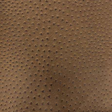 1 Yard Saratoga Ostrich Faux Leather Vinyl Fabric 100% PVC