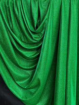Green Stretch Metallic Lurex