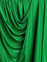 Green Stretch Metallic Lurex