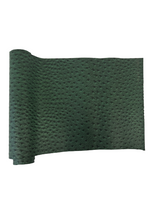 Saratoga Ostrich Faux Leather Vinyl Fabric - Ostrich Embossed Texture, 54" Width (1 Yard)