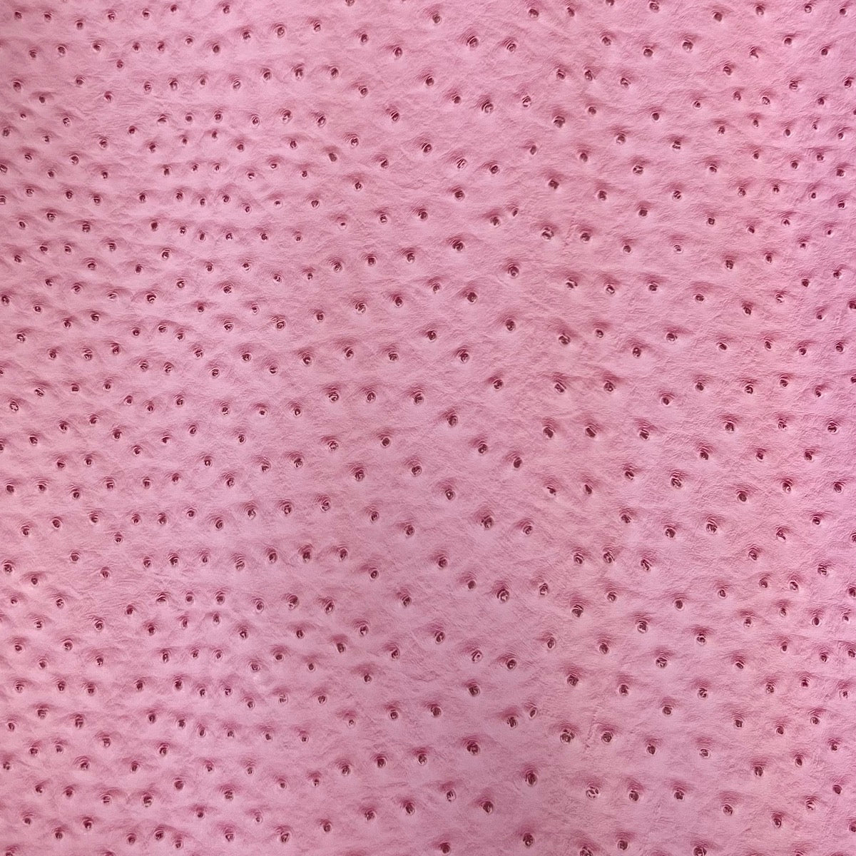 Saratoga Ostrich Faux Leather Vinyl Fabric - Ostrich Embossed Texture, 54" Width (1 Yard)