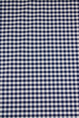 1/8 Navy Gingham Checkered Poly Cotton Fabric - Navy Gingham Checkered, 58/59" Width