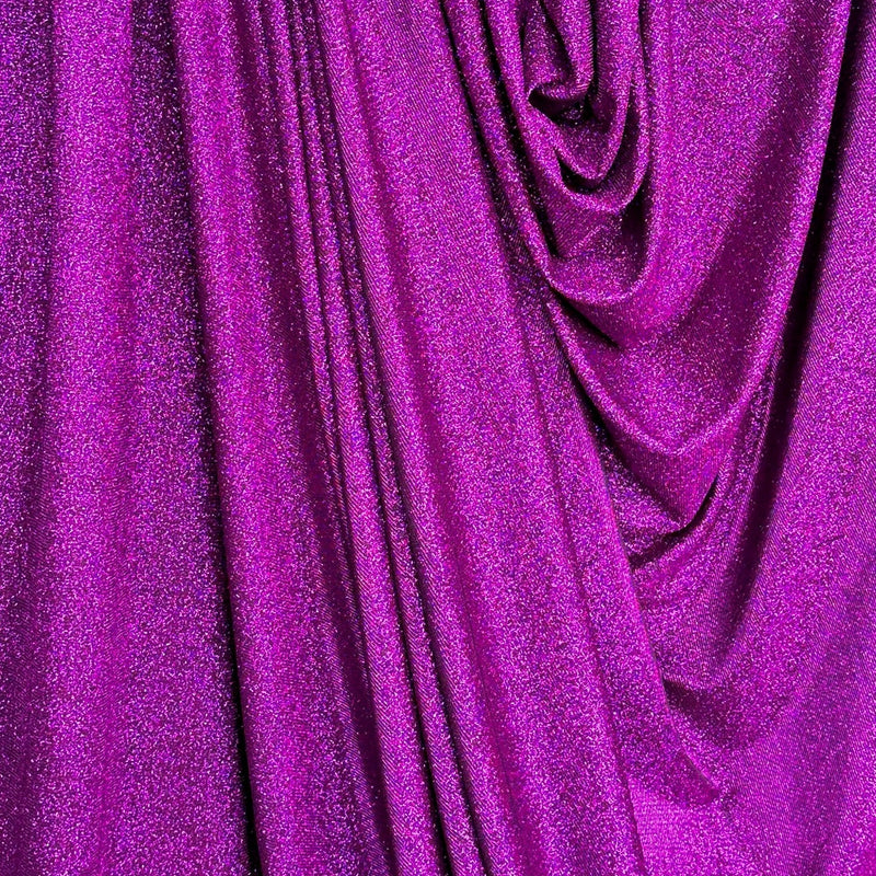 Magenta Stretch Metallic Lurex