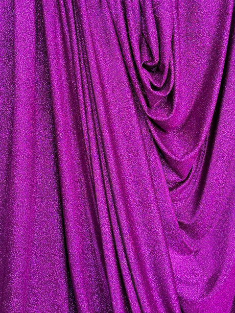 Magenta Stretch Metallic Lurex