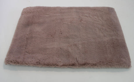 Faux Fur Rug Fabric - Charcoal Gray, 2' X 3' (1 Piece)