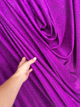 Magenta Stretch Metallic Lurex