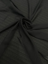 Sheer Black Chiffon