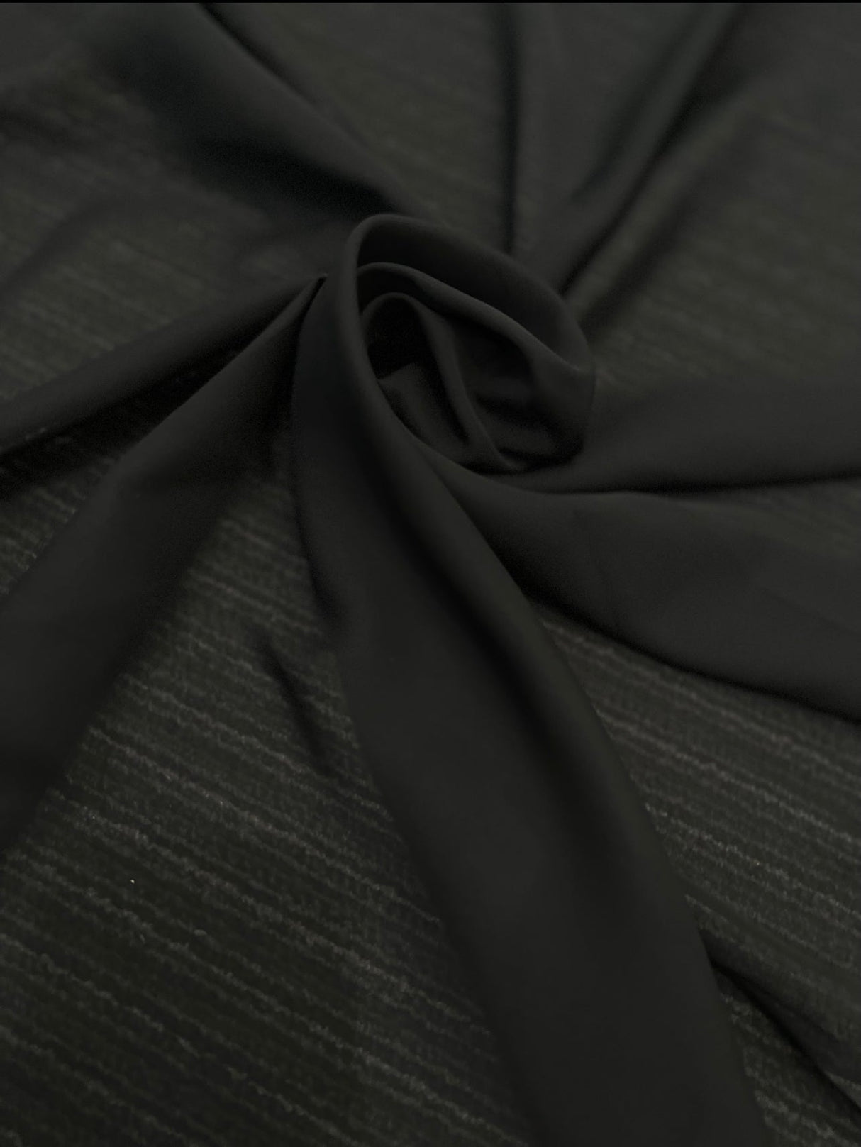 Sheer Black Chiffon