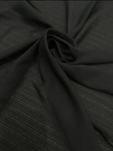 Sheer Black Chiffon