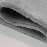 Faux Fur Rug Fabric - Charcoal Gray, 2' X 3' (1 Piece)