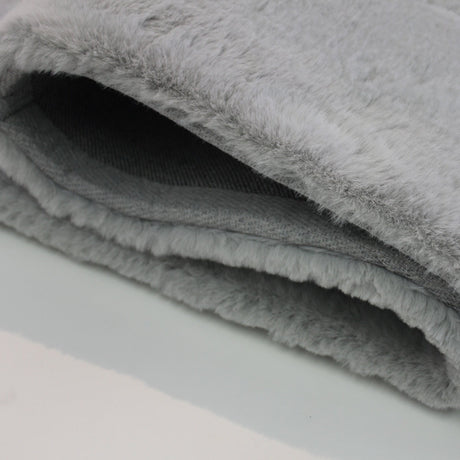 Faux Fur Rug Fabric - Charcoal Gray, 2' X 3' (1 Piece)
